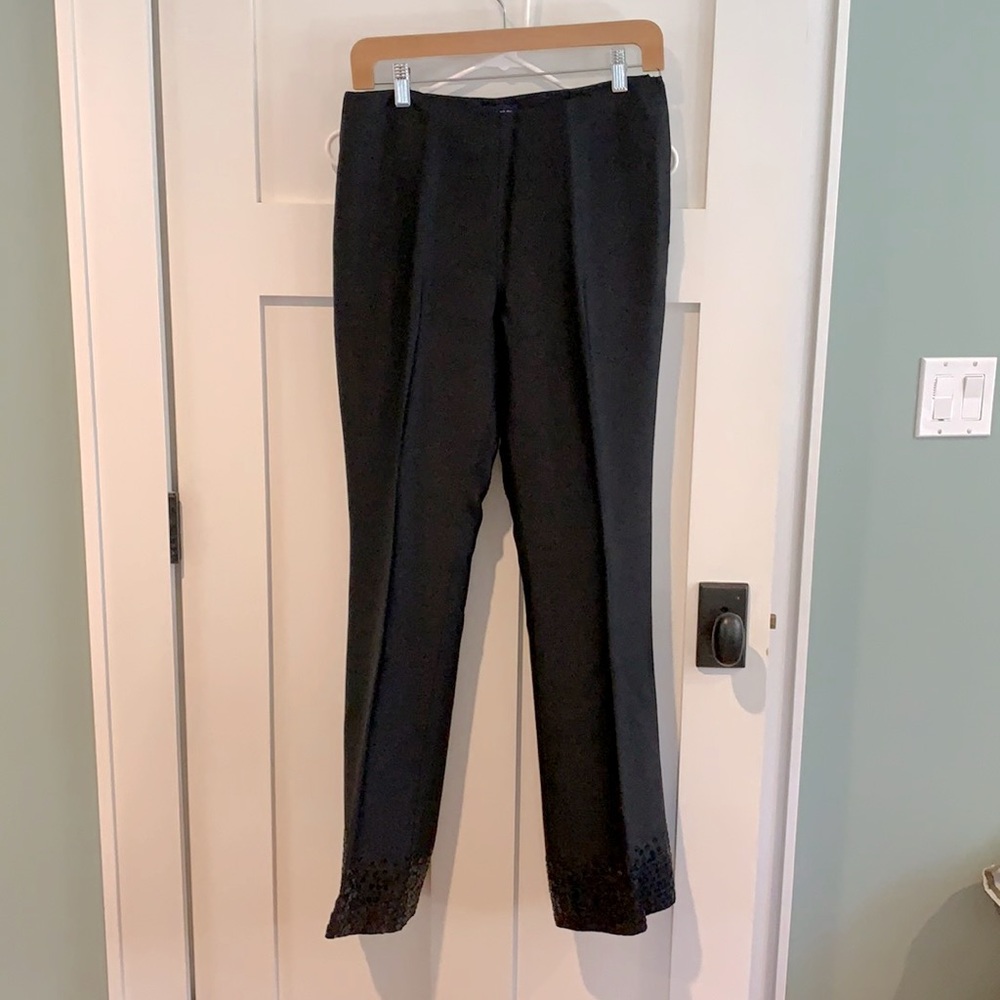 Ann Taylor silk and sequin pants